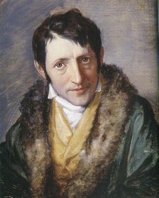 Portrait of Carl Ludwig Börne (1786-1837), 1833. Creator: Oppenheim, Moritz Daniel (1800-1882).