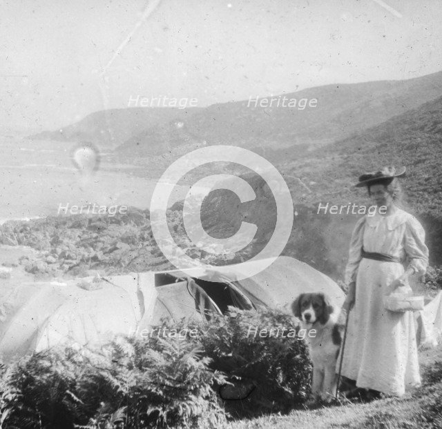 Camping, late 19th or early 20th century. Artist: Unknown