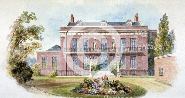 Peterborough House, Millbank, Westminster, London, c1810. Artist: Anon