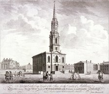 St Giles in the Fields, Holborn, London, 1753. Artist: Anthony Walker