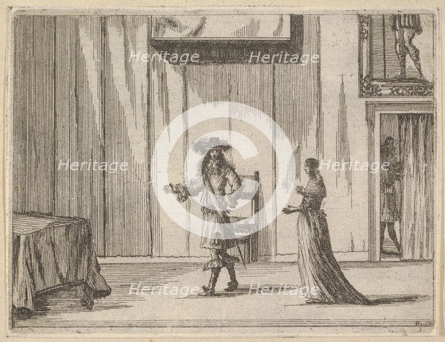 Francesco I d'Este Speaks About his Victories with an Honest Comportment, from L'Idea di u..., 1659. Creator: Bartolomeo Fenice.