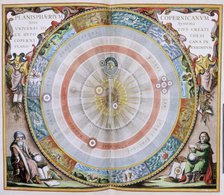 Haemisphaeri Graphicum Coeli Tiet, 1660. Creator: Andreas Cellarius.