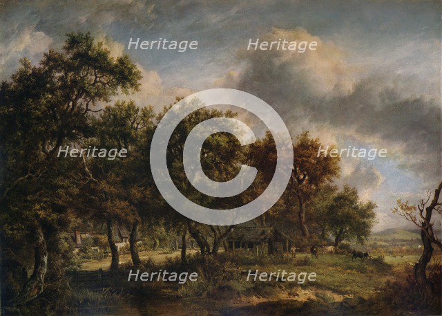 'A Woodman's Cottage', 1820. Artist: Patrick Nasmyth.