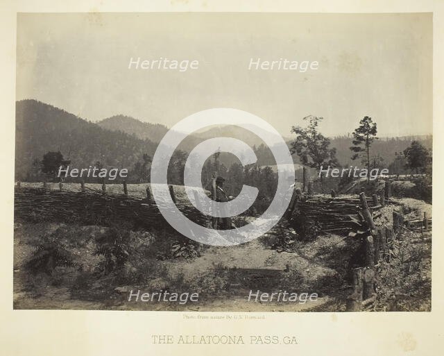 The Allatoona Pass, GA, 1866. Creator: George N. Barnard.