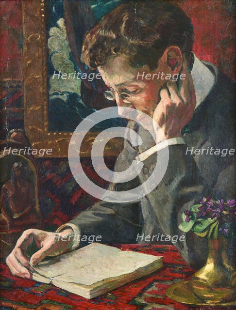 Portrait of Victor Segalen (1878-1919), 1909. Creator: Monfreid, George-Daniel (Géo) de (1856-1929).