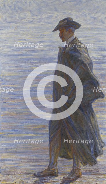 The Poet. Verner von Heidenstam, Author, 1911. Creator: Johan Axel Gustav Acke.