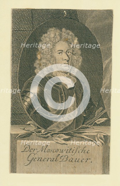 Christian Felix Bauer (1667-1717). Artist: Bernigeroth, Martin (1670-1733)