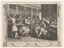 The Industrious 'Prentice Alderman of London, The Idle One Brought Before Hi..., September 30, 1747. Creator: William Hogarth.