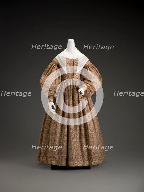 Dress, 1830's. Creator: Unknown.