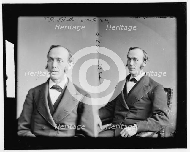 Senator Thomas Collier Platt of New York, 1865-1880. Creator: Unknown.