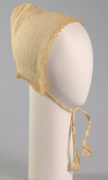 Cap, American, ca. 1850. Creator: Unknown.