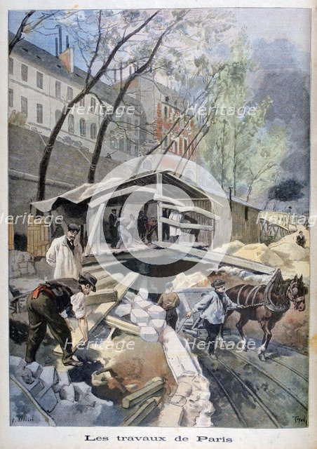 Labour in Paris, 1899.  Creator: F Meaulle.