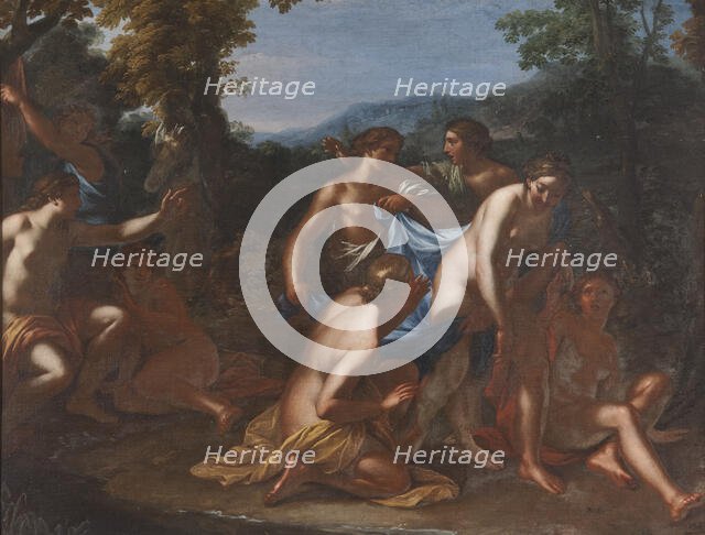 Diana and Callisto with Nymphs, c17th century. Creator: Unknown.