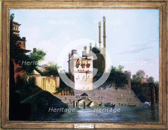 A view of Benares, 1781. Creator: William Hodges.