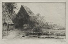 Le Maison du charron. Creator: Alphonse Legros (French, 1837-1911).