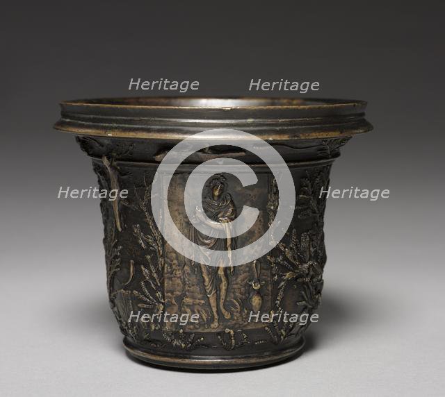 Mortar, c. 1550-1560. Creator: Wenzel Jamnitzer I (German, 1508/09-1585), workshop of.