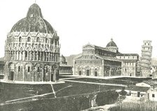 The Baptistery, Cathedral and Leaning Tower, Pisa, Italy, 1895. Creator: Unknown.