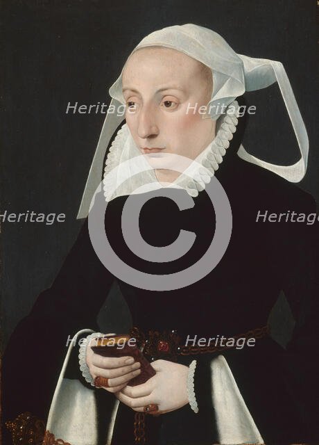 Portrait of a Woman with a Prayer Book, 1560/70. Creator: Bartholomaeus Bruyn the Younger.
