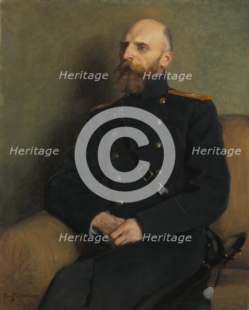 Portrait of Colonel R. Schulman. Creator: Eero Jarnefelt.