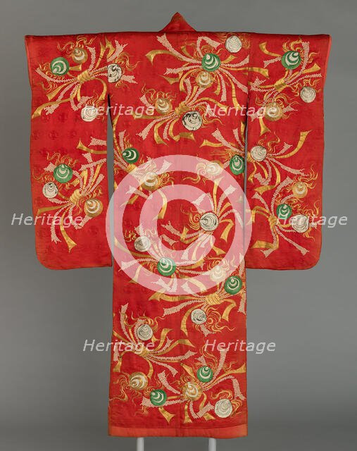 Uchikake, Japan, Edo period (1615-1868), 1775/1800. Creator: Unknown.