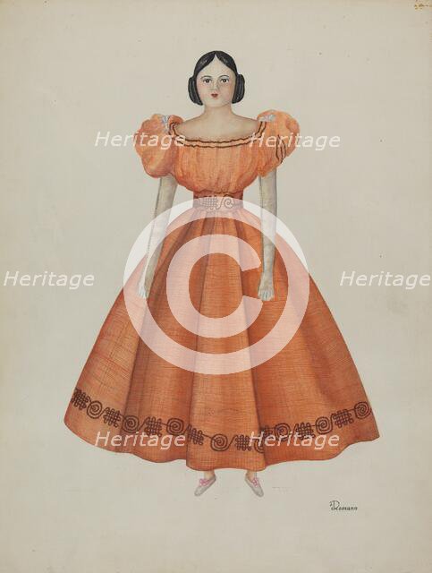 Doll, 1935/1942. Creator: Josephine C. Romano.