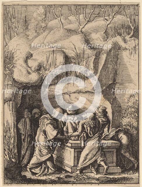 The Entombment. Creator: Wenceslaus Hollar.