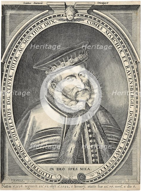 Portrait of Duke William of Jülich-Cleves-Berg (1516-1592), 1610. Artist: Swanenburgh, Willem van (1582-1616)