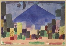 The Mountain Niesen. Egyptian Night. Artist: Klee, Paul (1879-1940)