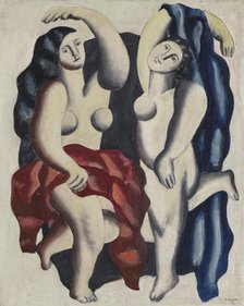 Two dancers, 1928. Creator: Léger, Fernand (1881-1955).