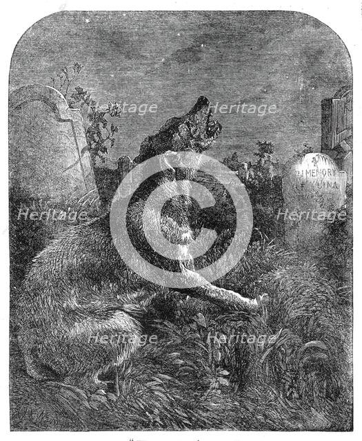 "The Poor Man's Grave", 1860. Creator: Dalziel Brothers.