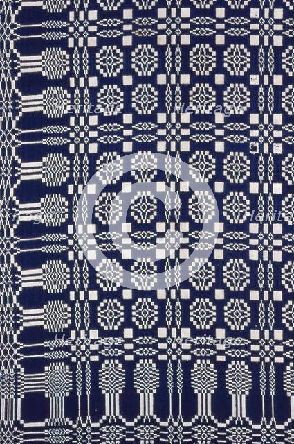 Coverlet, United States, 1820/25. Creator: Unknown.