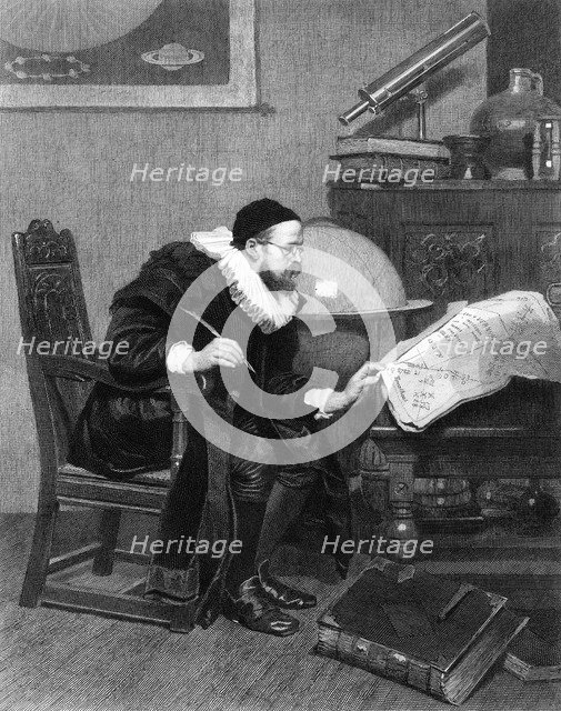 'The Astrologer', c19th century.Artist: J Demannez