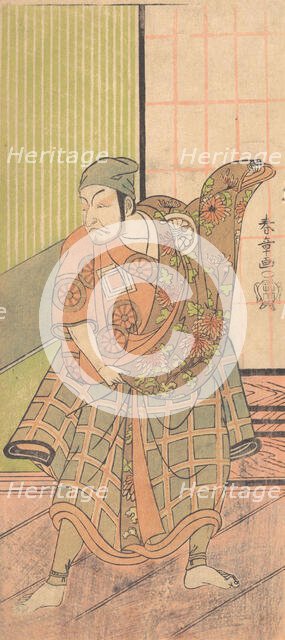 The Fourth Ichikawa Danjuro in the Role of Ukishima Danjo, 1769 Autumn. Creators: Shunsho, Ichikawa Danjuro IV.