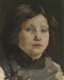 Portrait of a Child, 1895-1905. Creator: Emile Vloors.