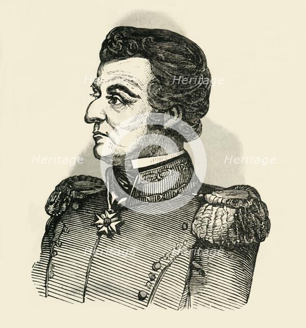 'General Bustamente', 1849. Creator: Unknown.