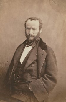 Portrait of the violinist and composer Henri Vieuxtemps (1820-1881), 1855-1859. Creator: Nadar, Gaspard-Félix (1820-1910).