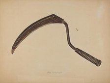 Hand Sickle, 1939. Creator: Lloyd Charles Lemcke.