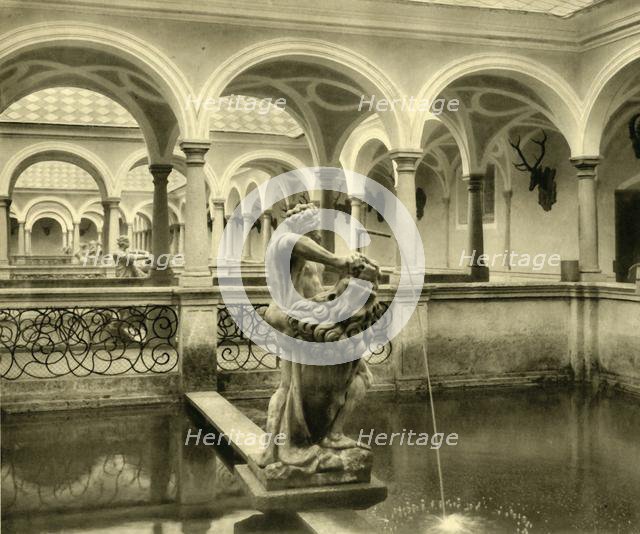 Fish tank sculptures, Kremsmünster Abbey, Upper Austria, c1935.  Creator: Unknown.