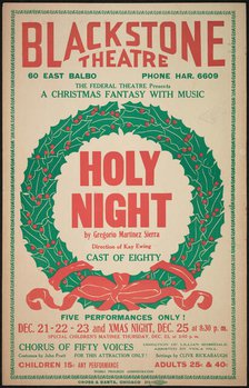 Holy Night, Chicago, 1937. Creator: Unknown.