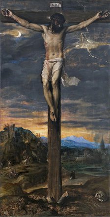 Christ on the Cross, c. 1565. Creator: Titian (1488-1576).