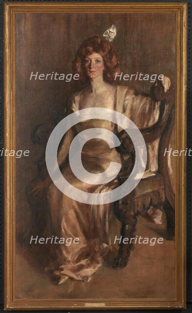 Evalina Palmer Sicilianos, ca. 1911. Creator: Alice Pike Barney.