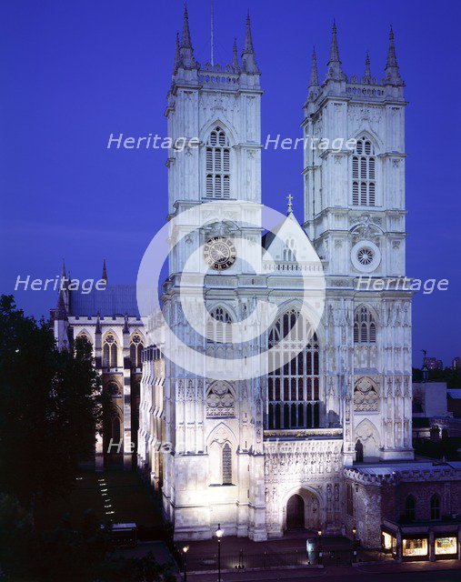 Westminster Abbey, c1990-2010. Artist: Max Alexander.