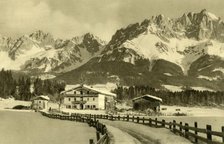 The Kaiser Mountains, Oberndorf, Tyrol, Austria, c1935.  Creator: Unknown.