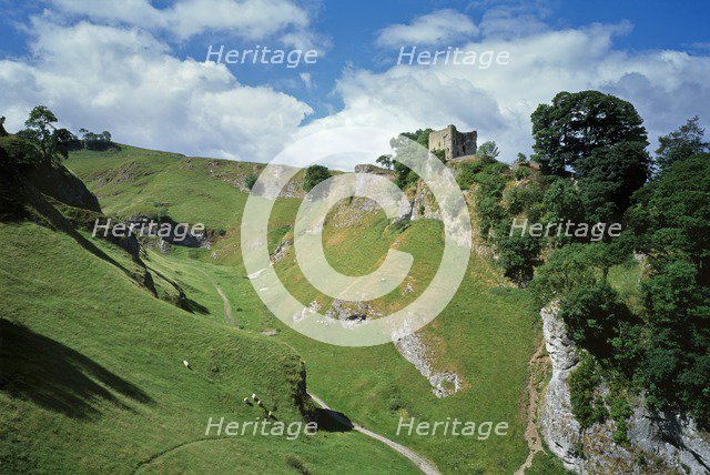 Peveril Castle, Derbyshire, c2006. Artist: Alun Bull.