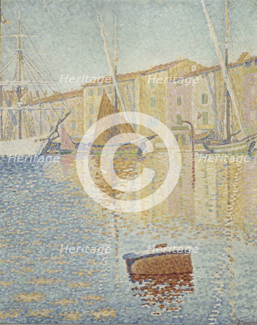 Red Buoy (La bouée rouge). Artist: Signac, Paul (1863-1935)