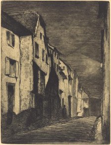 Street in Saverne, 1858. Creator: James Abbott McNeill Whistler.
