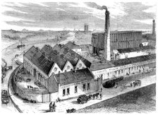 Webb's chemical factory, Diglis, Worcestershire, 1869. Artist: Unknown