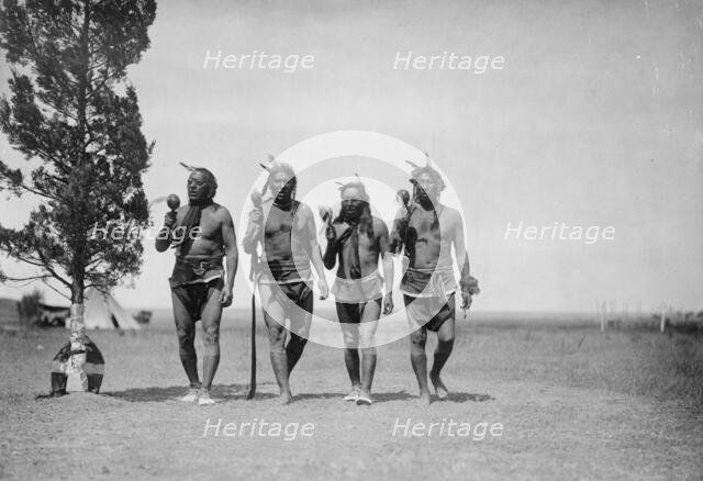 Night medicine men, 1908, c1908. Creator: Edward Sheriff Curtis.
