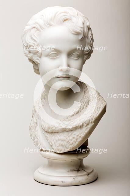 Posthumous Portrait of William Leigh Canning Sinclair, c1834 - 1835. Creator: Sir John Steell.