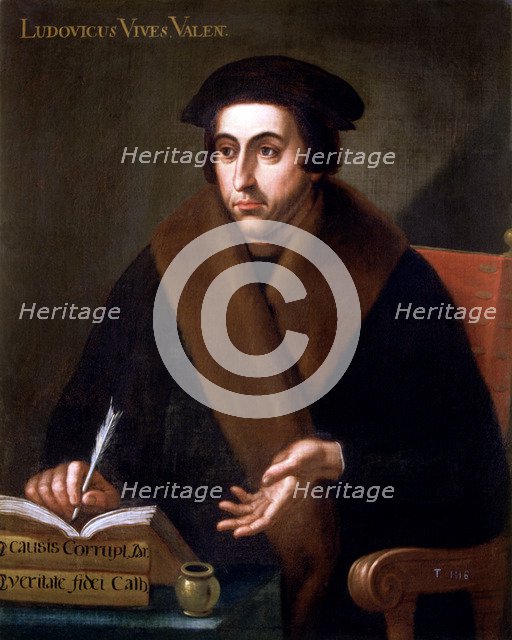 Juan Luis Vives (1492-1540), Spanish humanist and philosopher.